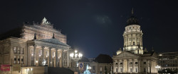Franzoesischer Dom beleuchtet