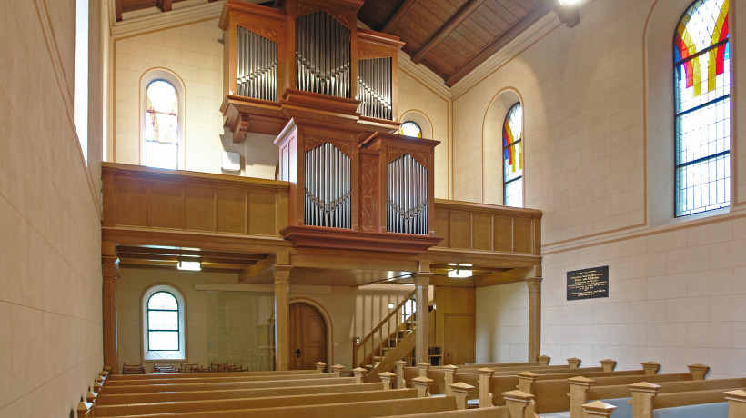 Kirche Glienicke Nordbahn Empore