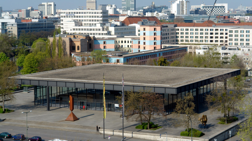 Neue Nationalgalerie von oben